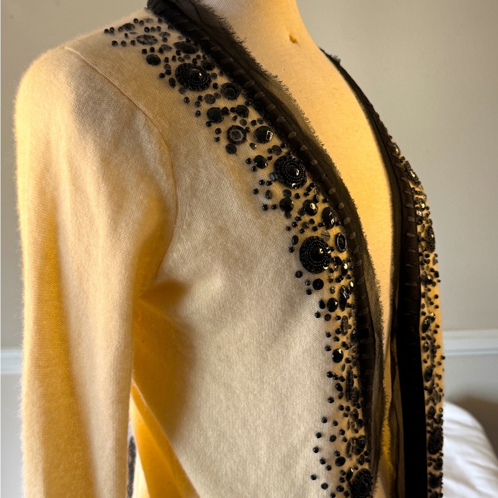 Magaschoni Embellished Cashmere Cardigan, M